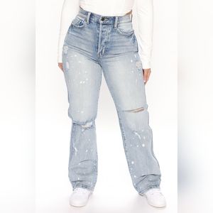 Fashion Nova High School Sweetheart straight fit jeans